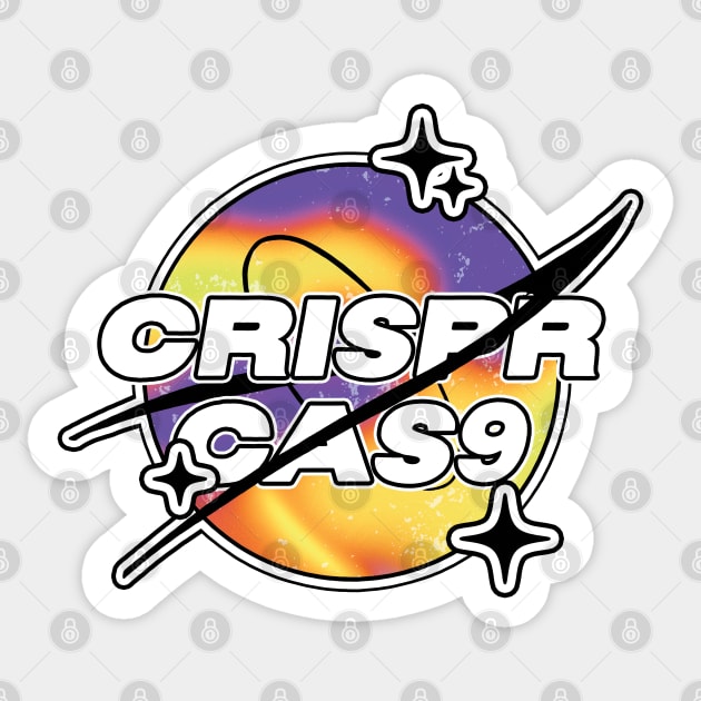 Crispr Cas9 Melty Space Sticker by orlumbustheseller